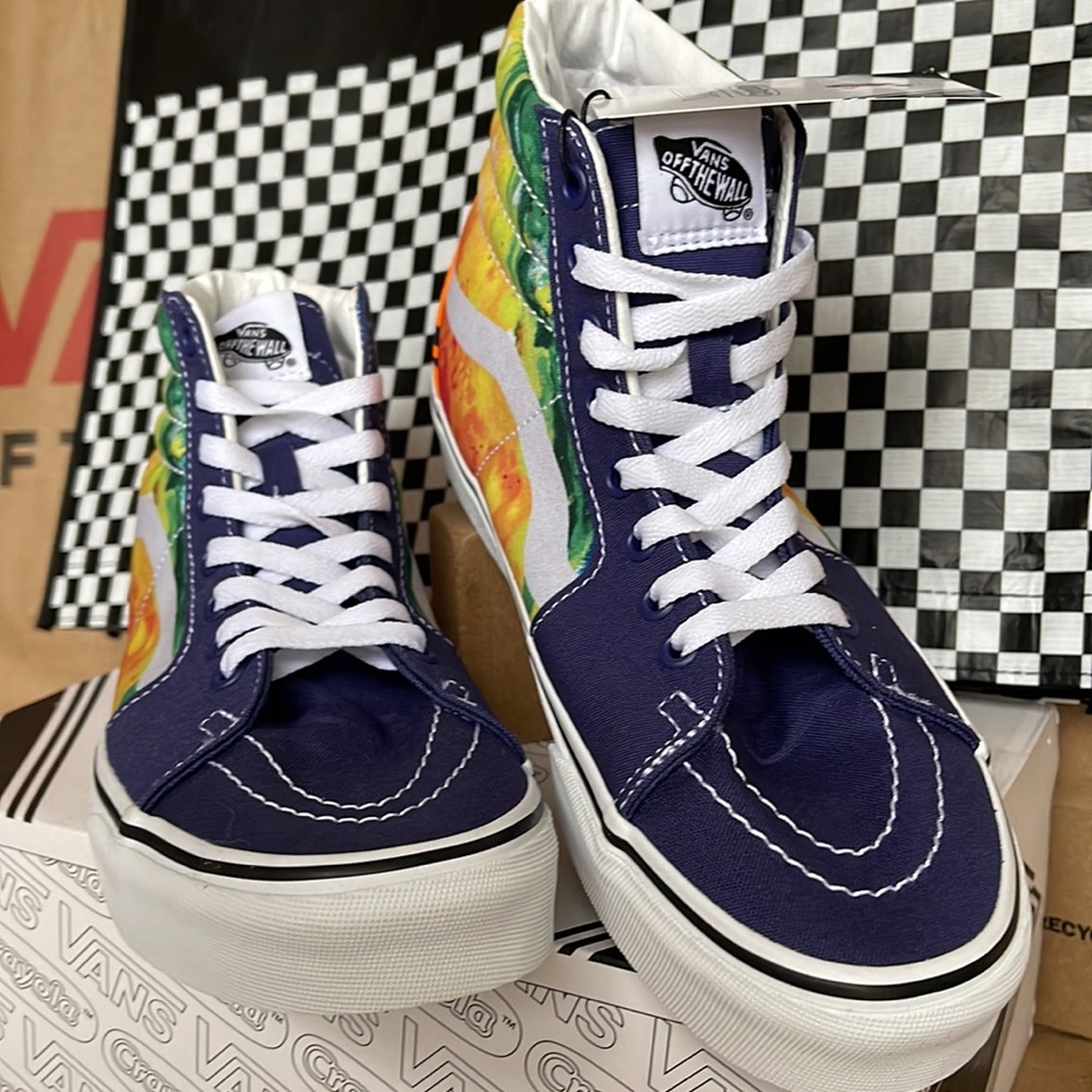 Vans Multicolor High-Top Sneakers - Picture 8 of 16